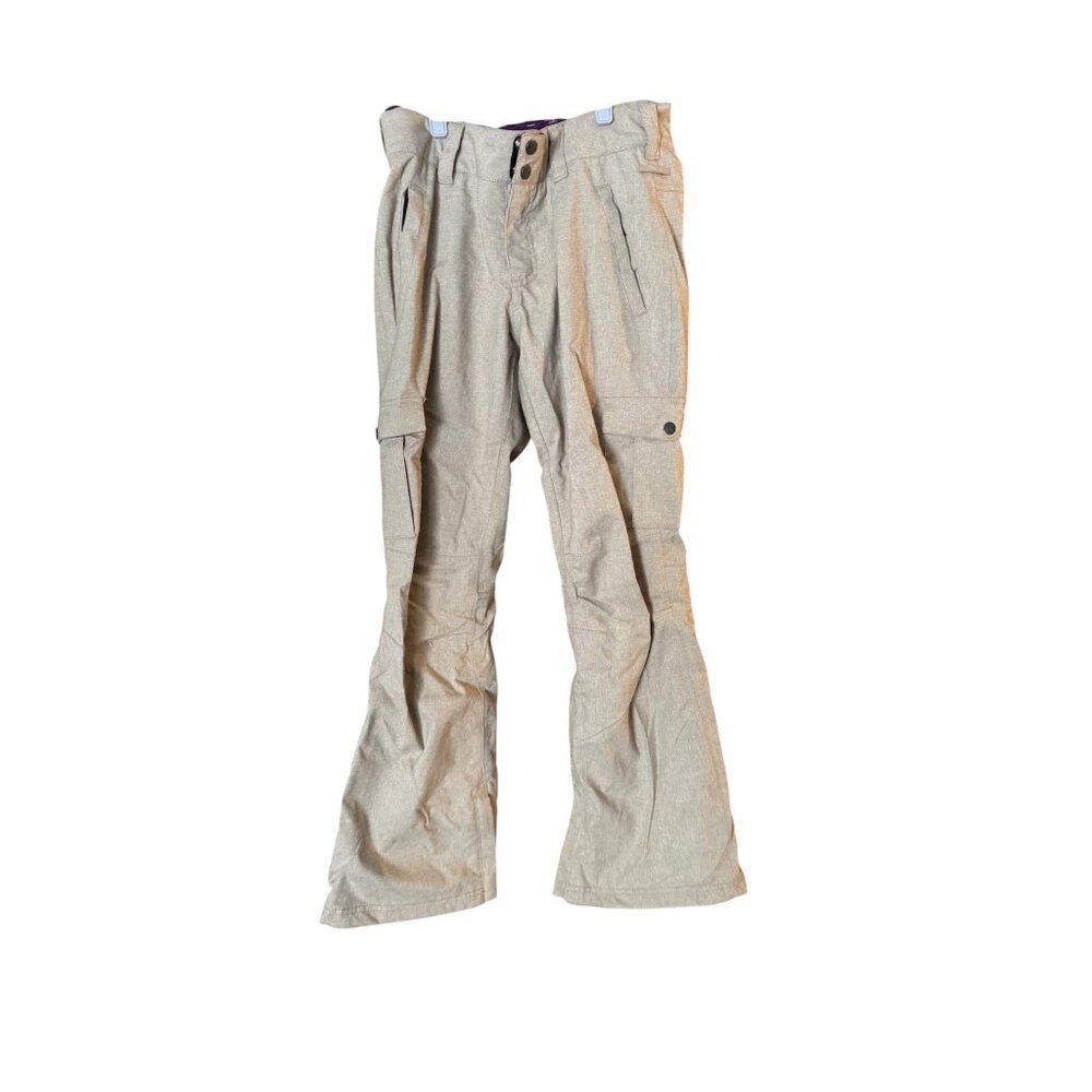 Aperture Verty Cargo Khaki Waterproof Snowboard Ski Pant Womens Size Small